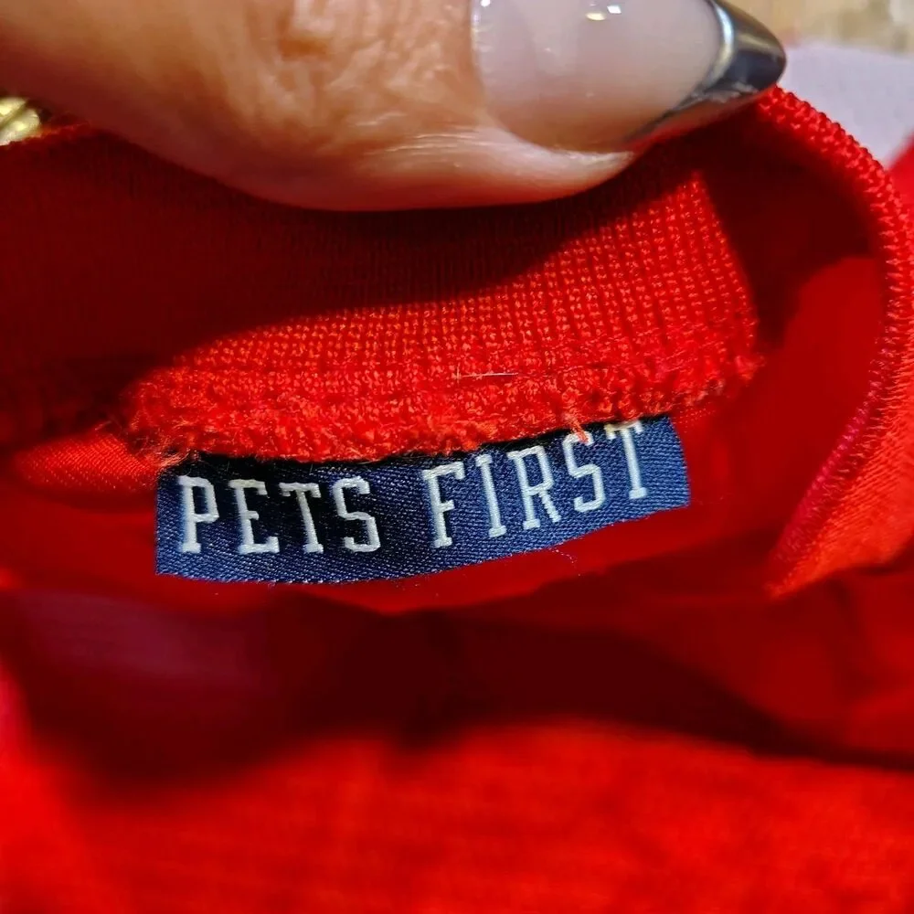 Pets First NCAA Ohio State Buckeyes Red Mesh Pet Jersey Size XL/T485
